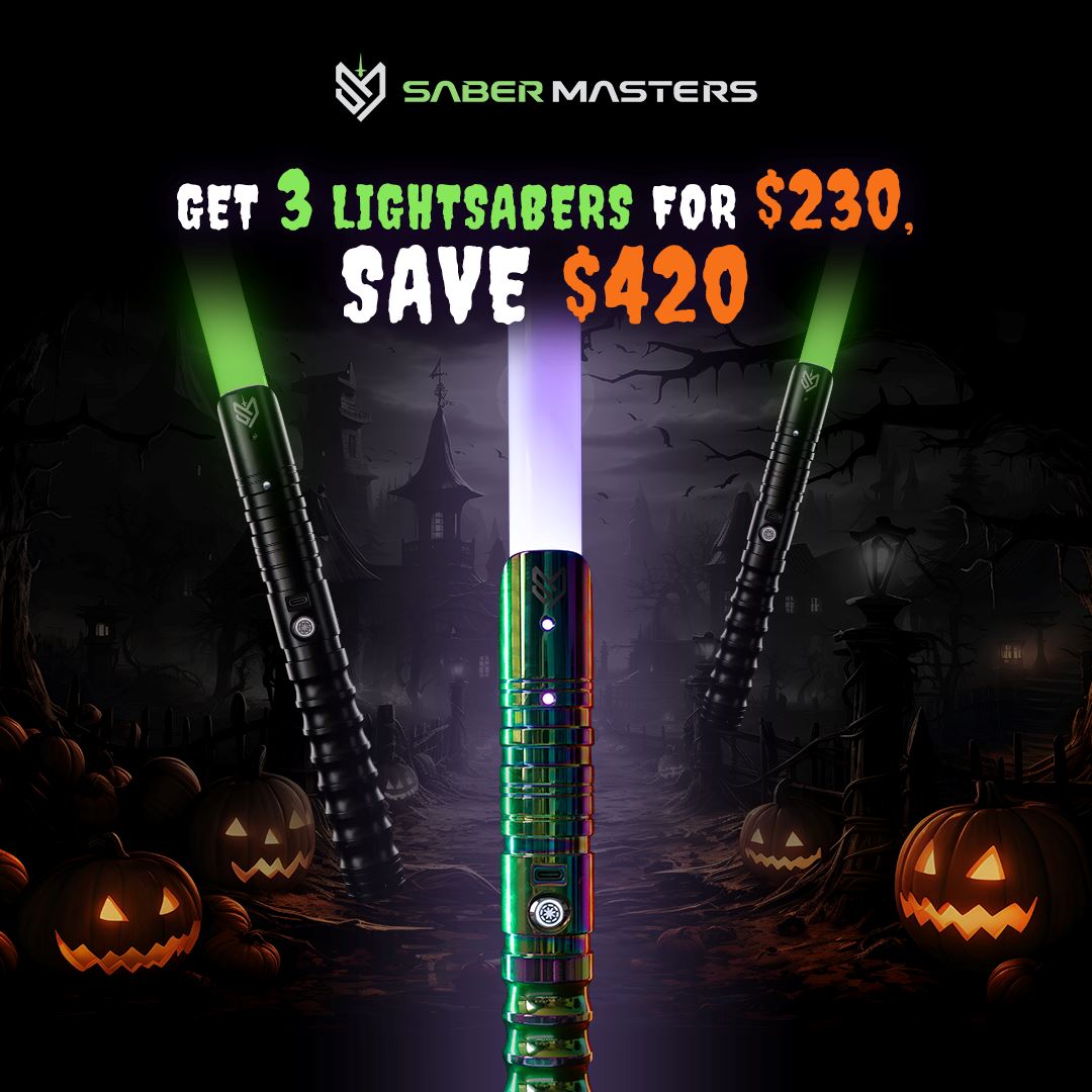 Halloween Bundle - 3 Lightsabers (Save $420)